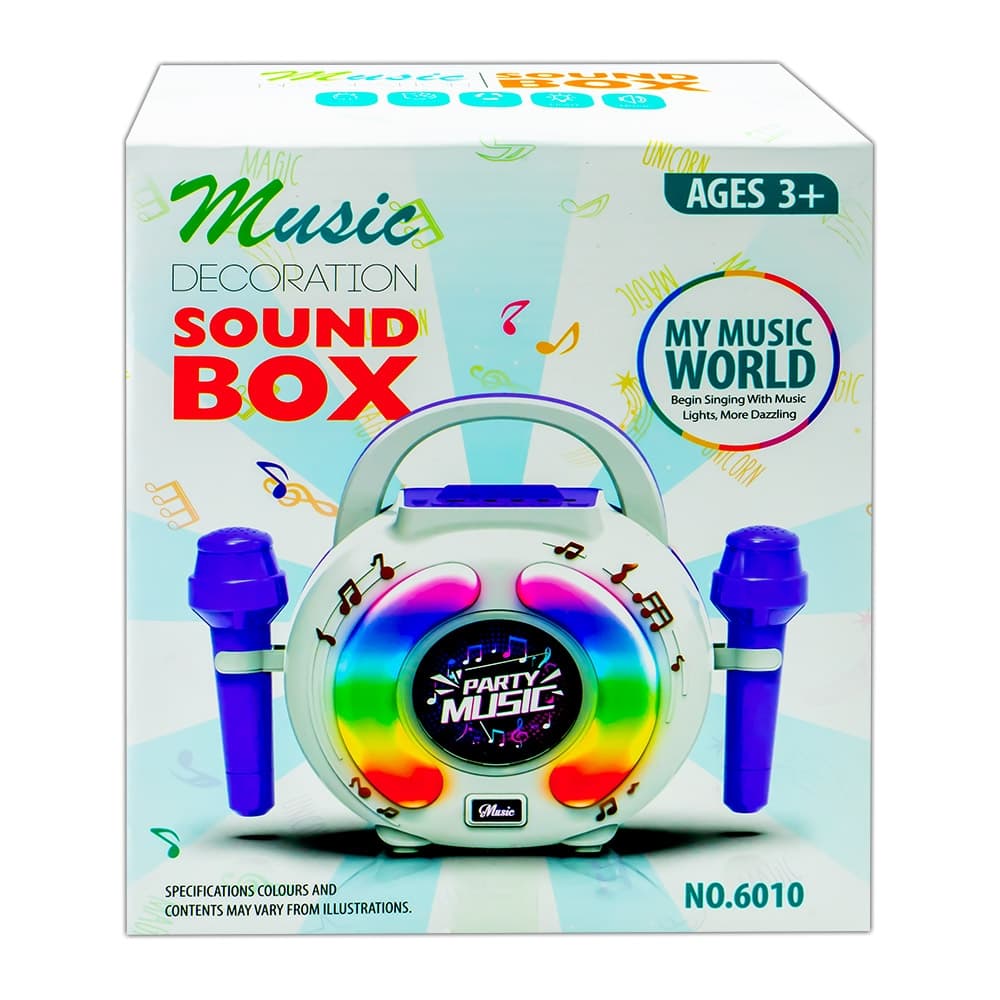 Set karaoke cu doua microfoane — miniatură