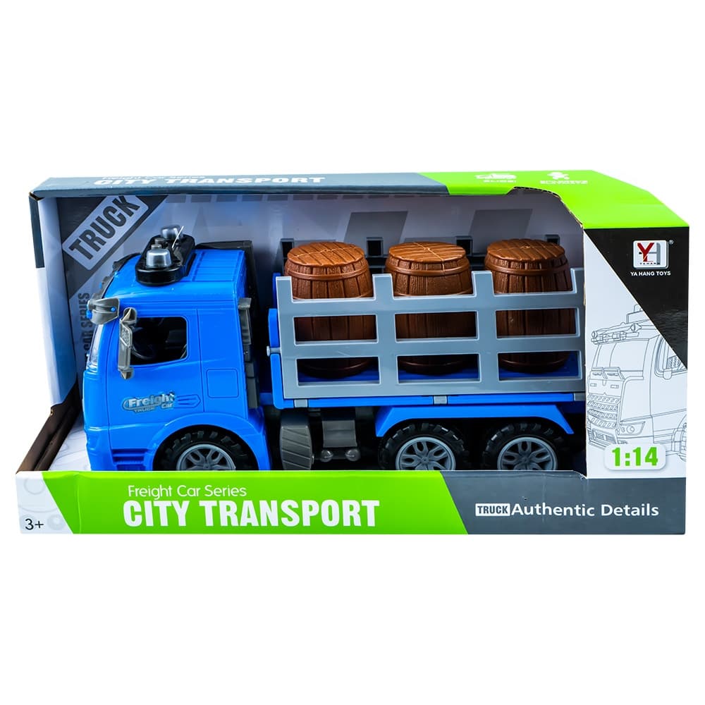 Camion cu butoaie si frictiune — miniatură