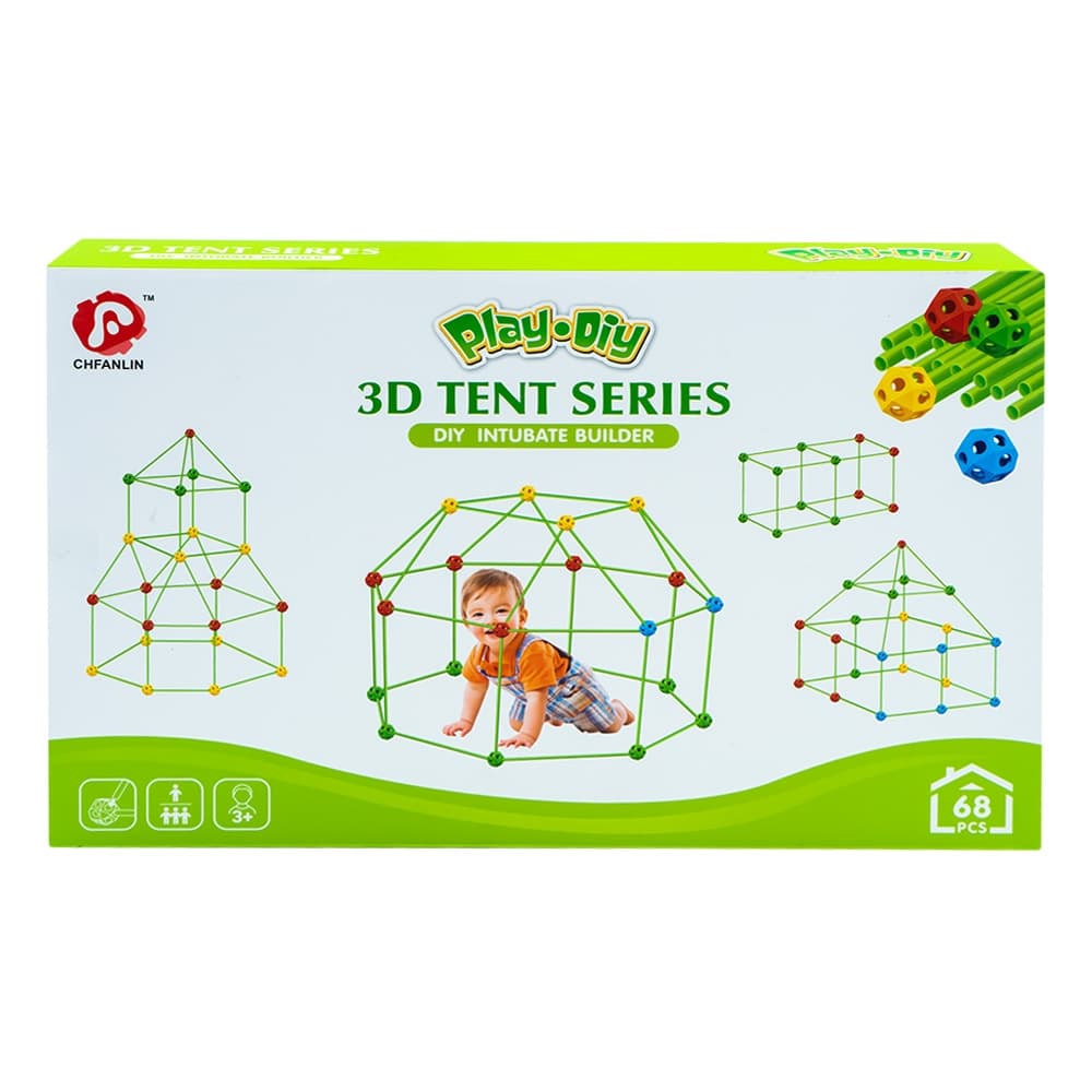 Set de constructie 3D, cort — miniatură