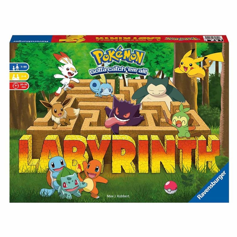 Labyrinth Pokemon, multilingv, 7+ ani - RAVENSBURGER — miniatură