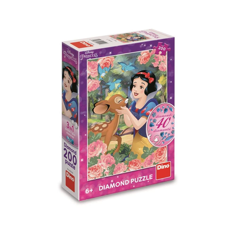Puzzle 200 piese, Alba ca Zapada - DINO TOYS — miniatură