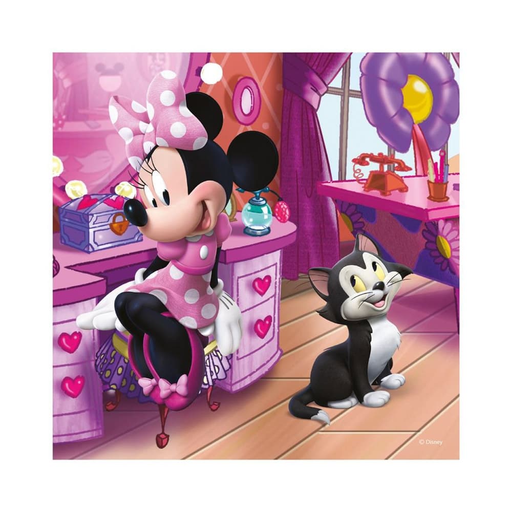 Puzzle 3x55 piese, Minnie - DINO TOYS — miniatură
