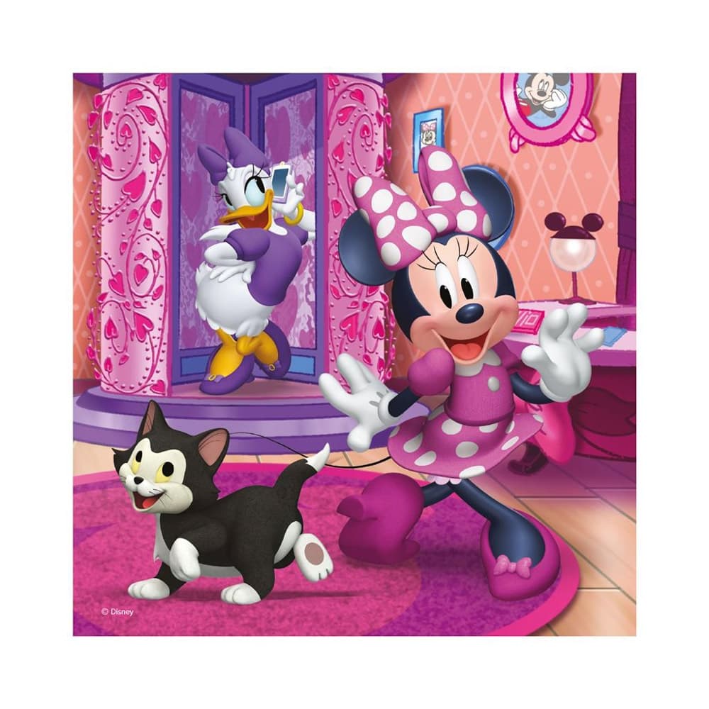 Puzzle 3x55 piese, Minnie - DINO TOYS — miniatură