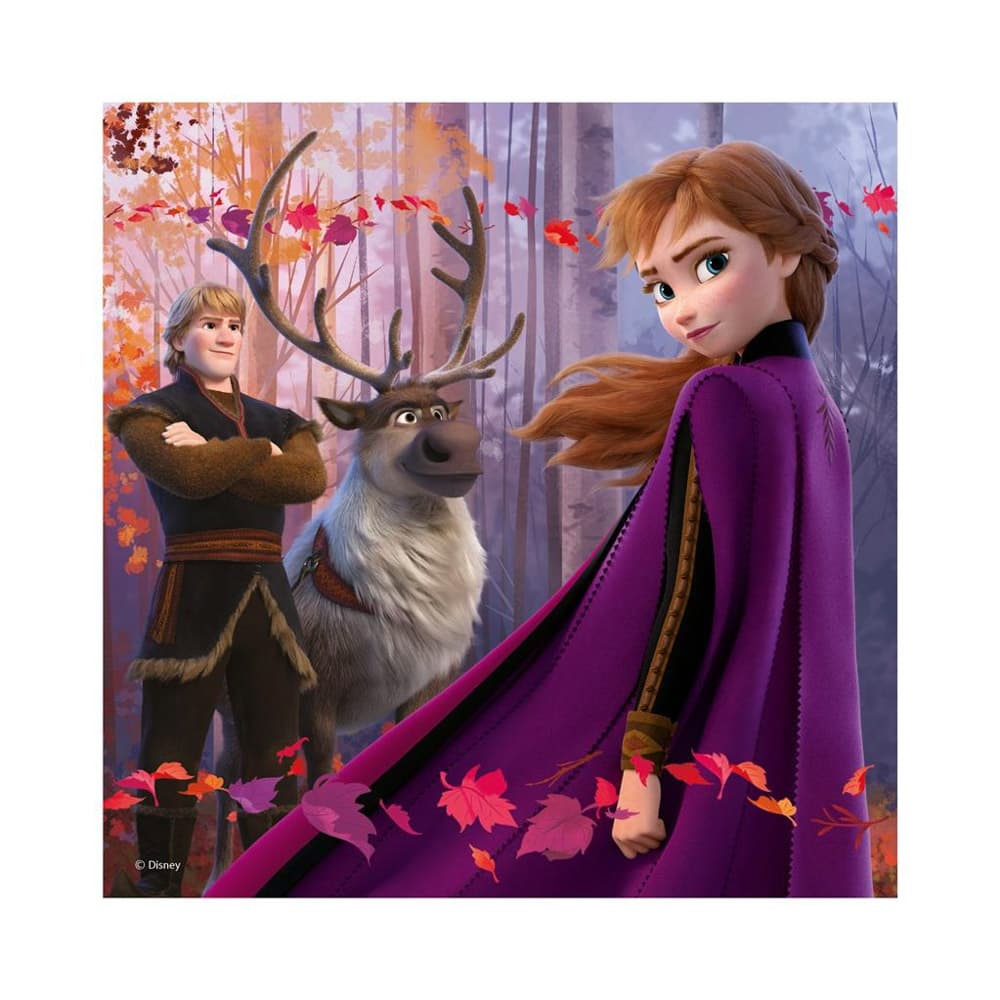 Puzzle 3x55 piese, Frozen - DINO TOYS — miniatură