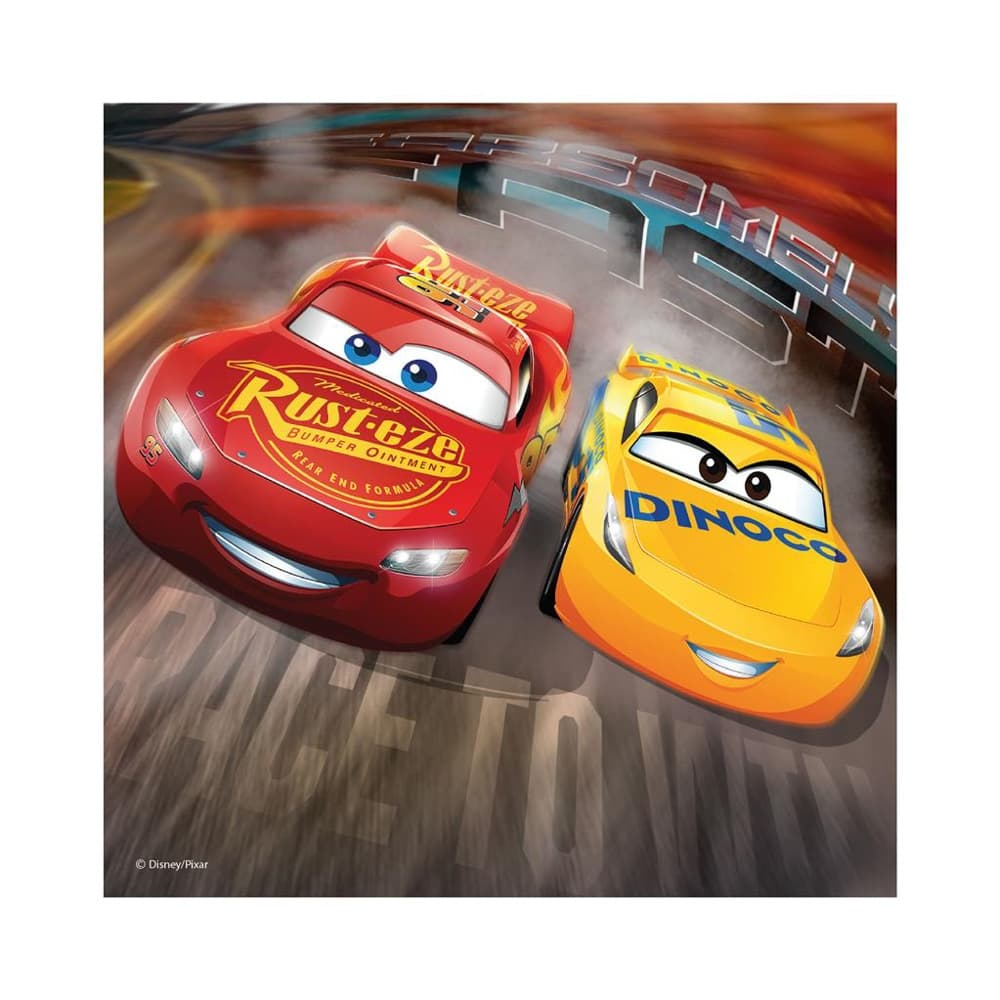 Puzzle 3x55 piese, Cars 3 - DINO TOYS — miniatură
