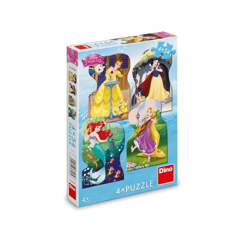 Puzzle 4x54 piese, Printese - DINO TOYS — miniatură