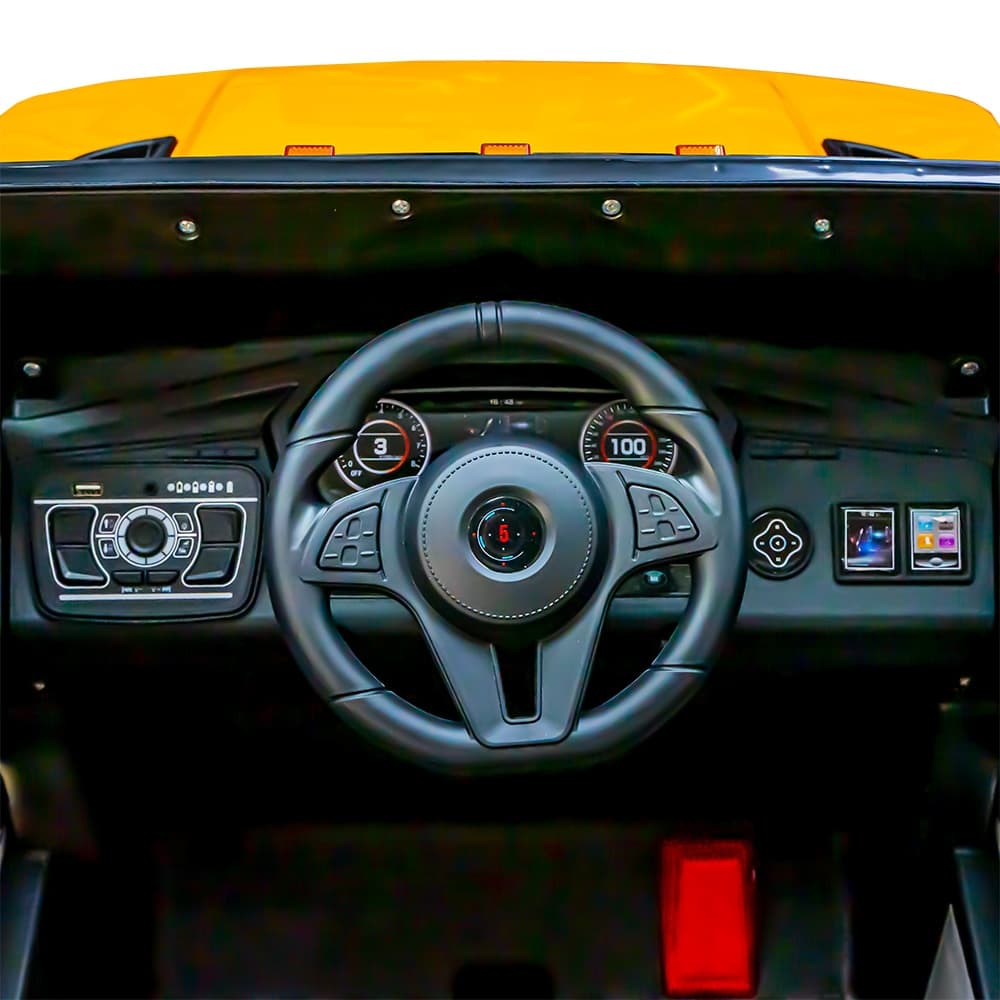 Jeep cu acumulator, 4 motoare, 12V, 7A — miniatură