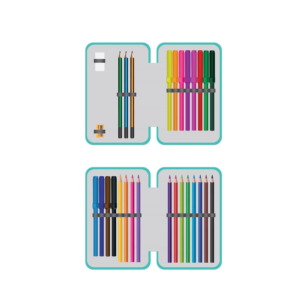Penar echipat, 2 fermoare, 29 piese, STREET BALL - S-COOL — miniatură
