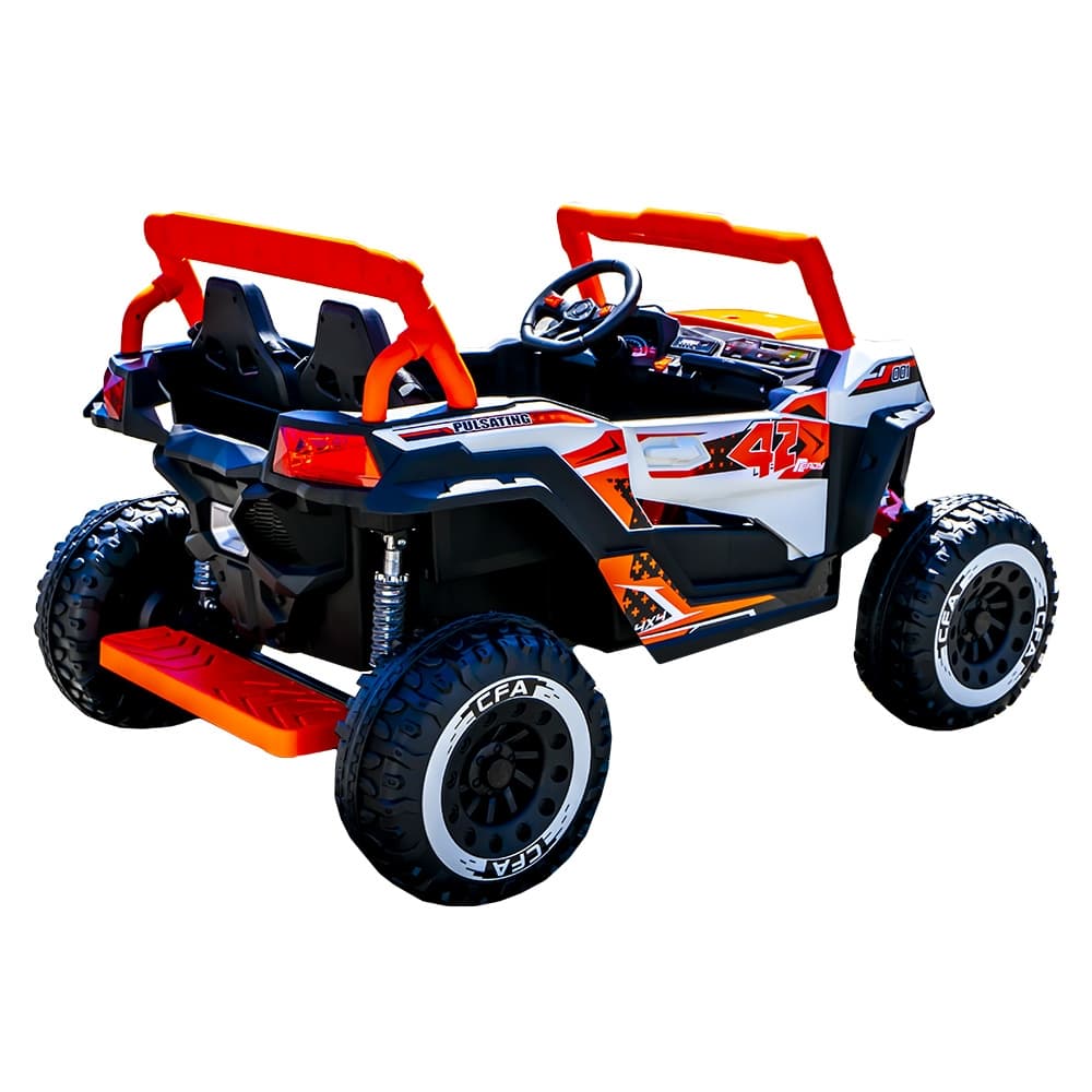 Jeep cu acumulator, 2 motoare, 12V, 7A — miniatură