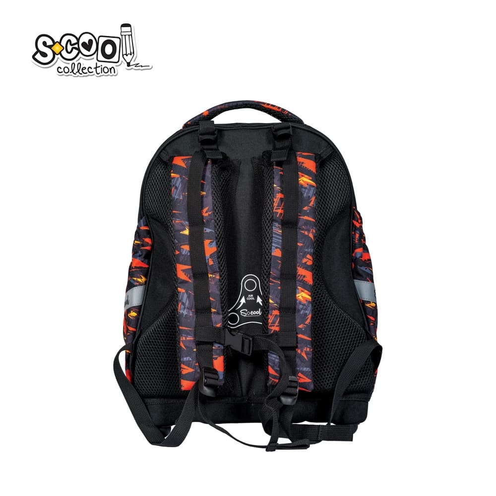 Ghiozdan anatomic, 38x39x19.5 cm, STREET BALL - S-COOL — miniatură