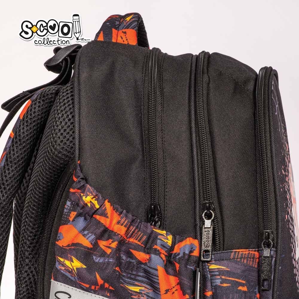 Ghiozdan anatomic, 38x39x19.5 cm, STREET BALL - S-COOL — miniatură