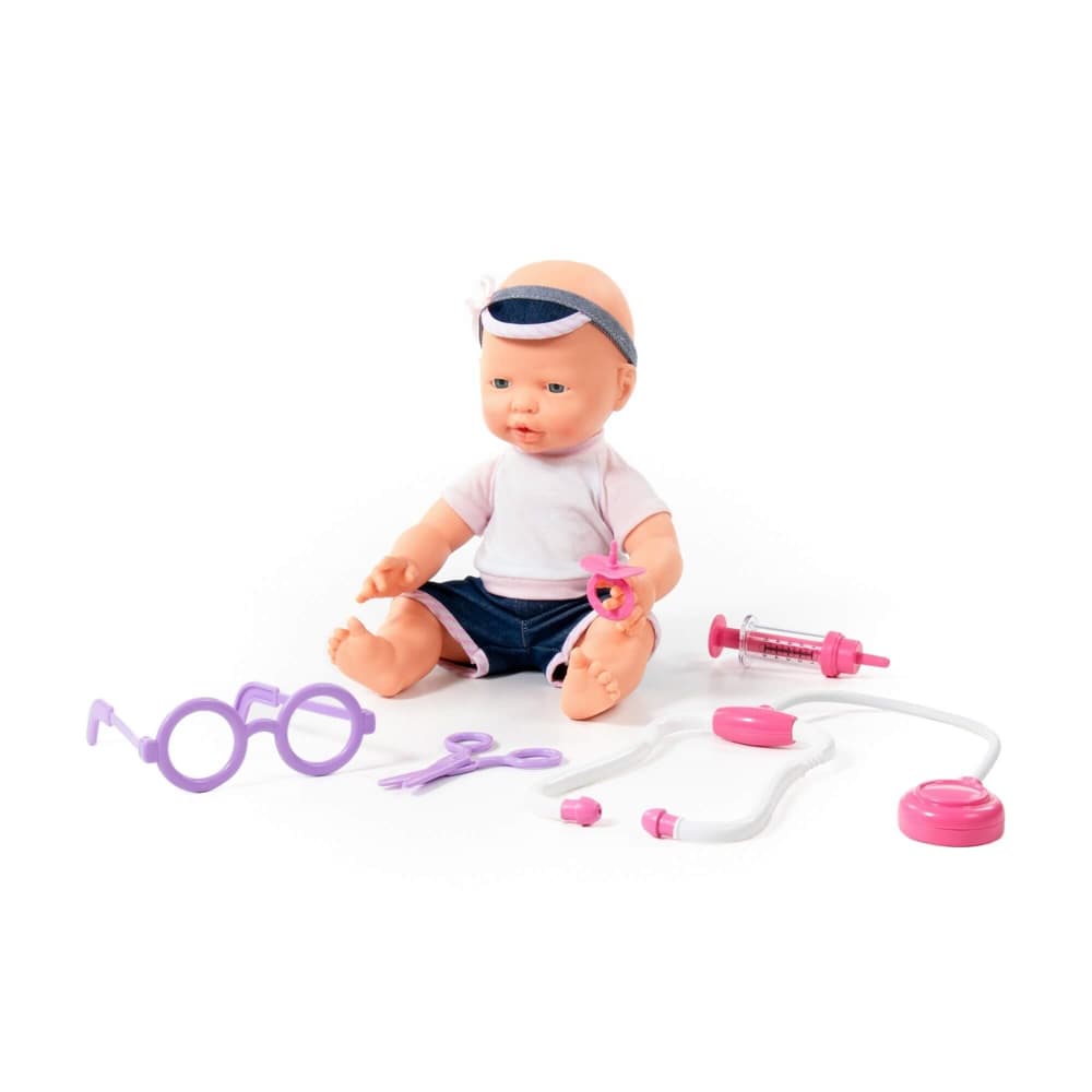 Bebelus cu accesorii doctor, 35 cm, Polesie — miniatură