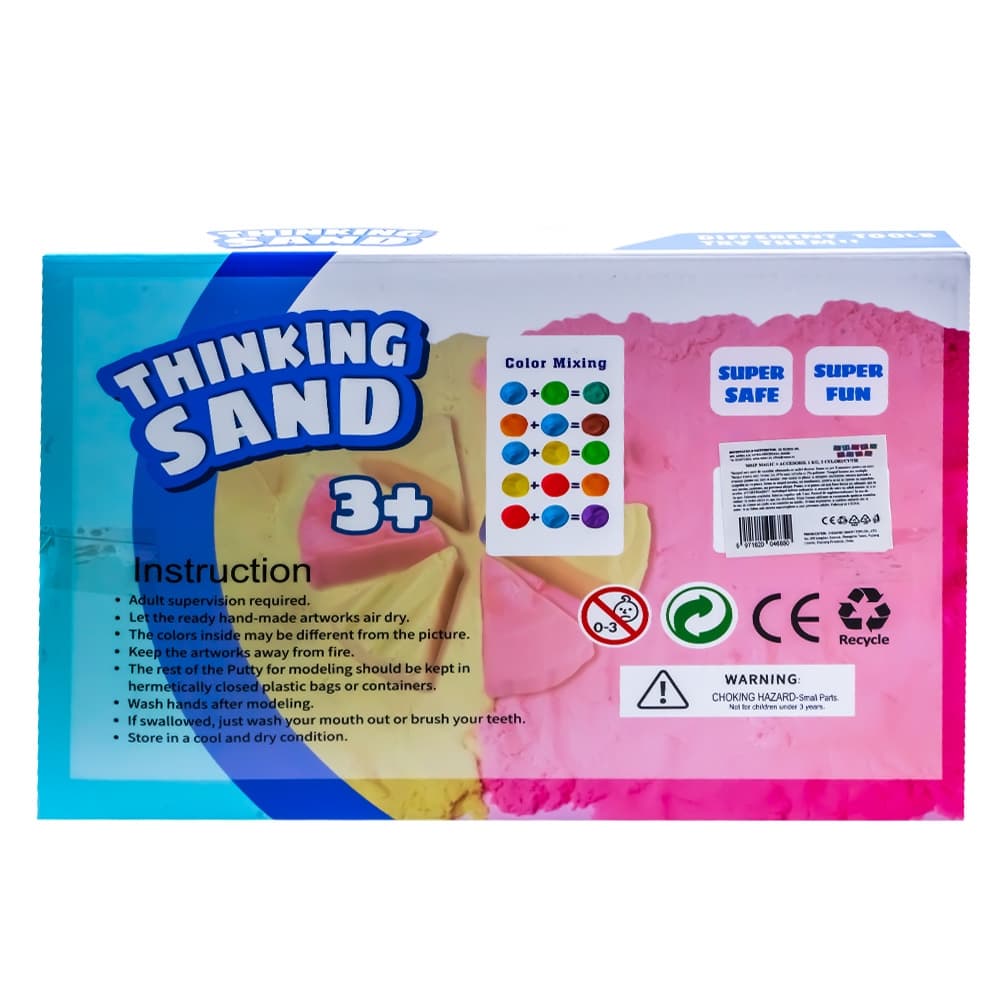 Nisip magic + accesorii, 1 kg, 2 culori/cutie — miniatură