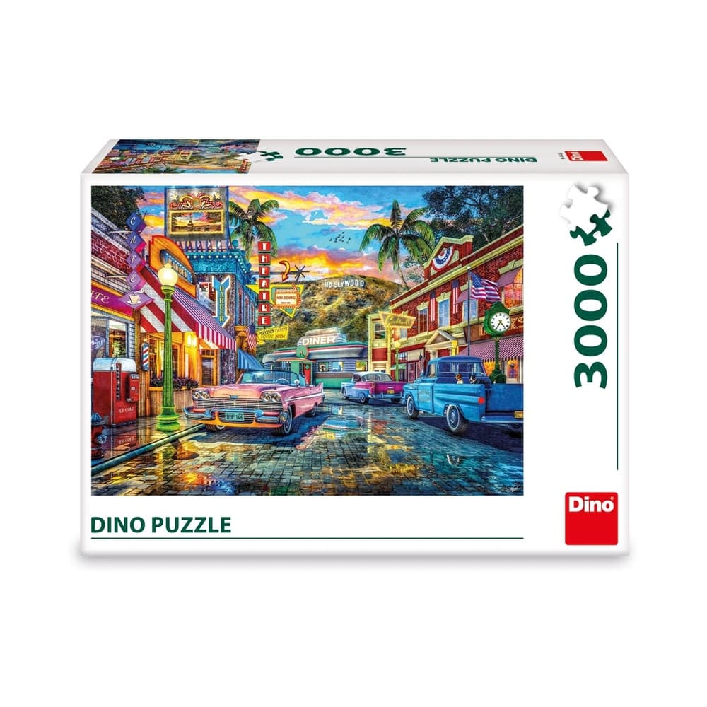 Puzzle 3000 piese, Hollywood - DINO TOYS — miniatură