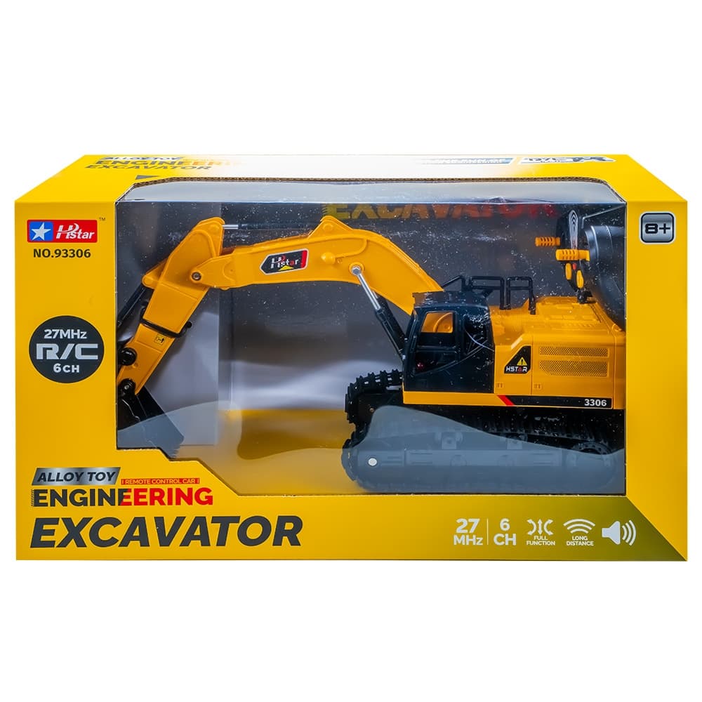 Excavator cu RC — miniatură