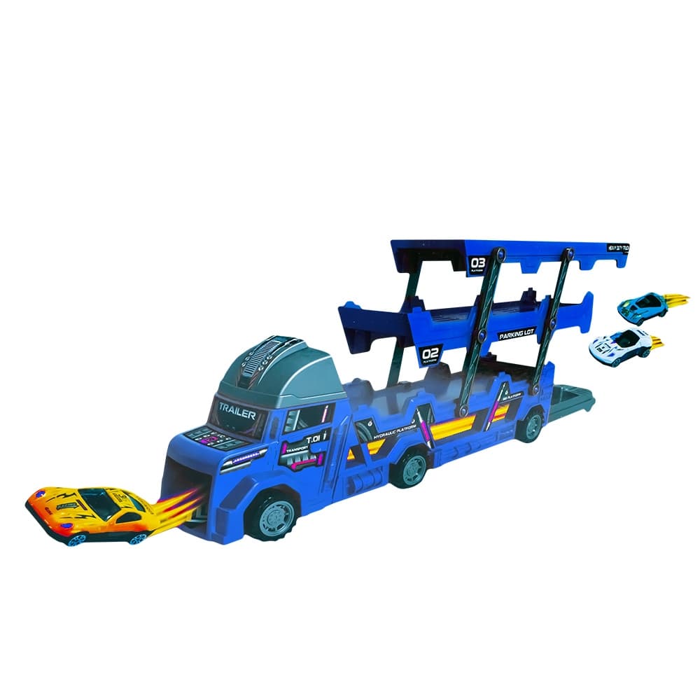 Trailer cu masinute — miniatură