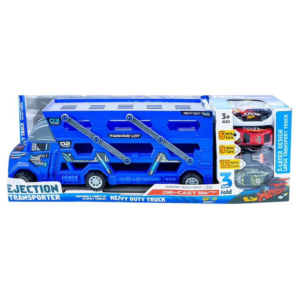 Trailer cu masinute — miniatură
