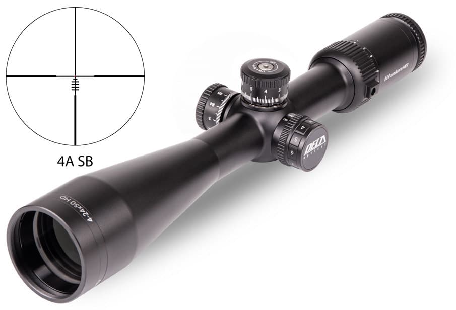 Lunetă de armă Delta Optical Titanium 4-24x50 HD 4A SB MIL Ballistic