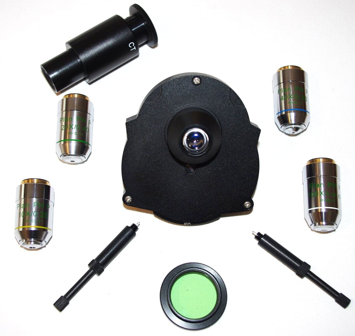 Set contrast de fază (10PH, 20PH, 40PH, 100PH) pentru microscop LIS