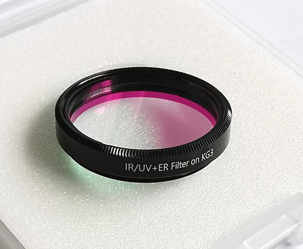 LACERTA IR/UV/ER-Block KG3 CCD-szűrő, IR blokk 3000nm-ig (31,7mm méret)