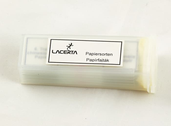 Speciális témájú preparátumok magyar nyelvű leírással (6db - papírfajták)