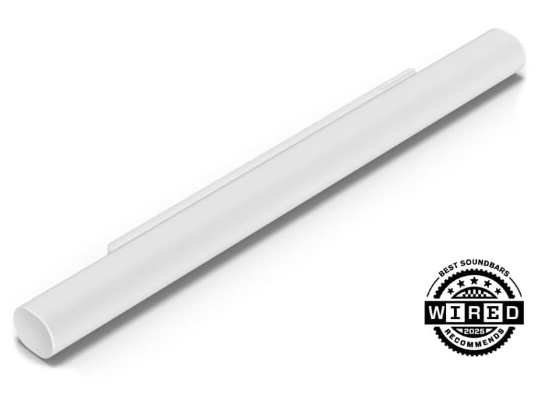 Soundbar Sonos Arc Ultra, Sound Motion™ woofer, 7 tweeters, Stereo, Dolby Atmos, WiFi 6, Bluetooth®, voice control, alb