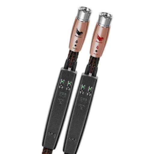 Cablu audio 2XLR - 2XLR AudioQuest Pegasus, 1.5m, Level 6 noise Dissipation with Graphene, Solid PSC+