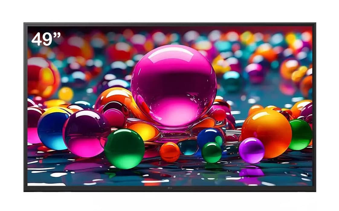 Display profesional 49" LG 49H7Q-E, 4K UHD 3840 x 2160, 700 cd/m², boxe incorporate