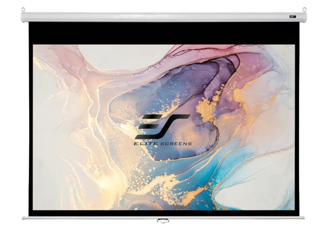 Ecran de proiectie perete/tavan, manual, 222 x 125, EliteScreens M100XWH-E24, 16:9, alb
