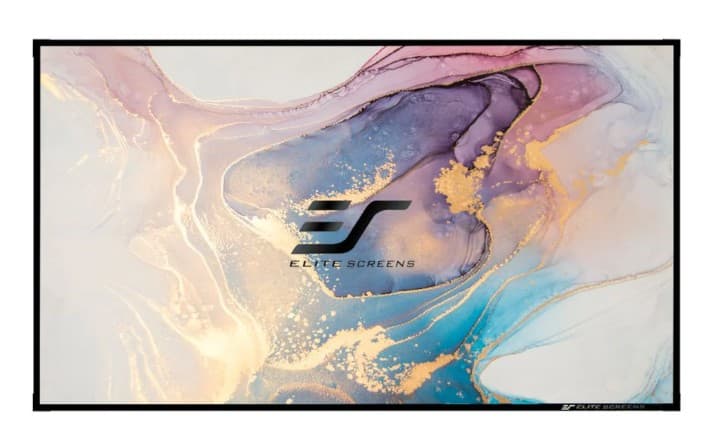 Ecran proiectie cu rama fixa de perete, 332 x 187 cm, EliteScreens AEON EDGE FREE AR150H-A8K, format 16:9, acoustically