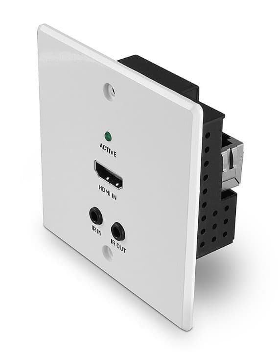 Extender HDMI 4K60 Cat.6, 70 m, IR și RS-232 HDBaseT, transmițător, placă de perete UK, Lindy 38347