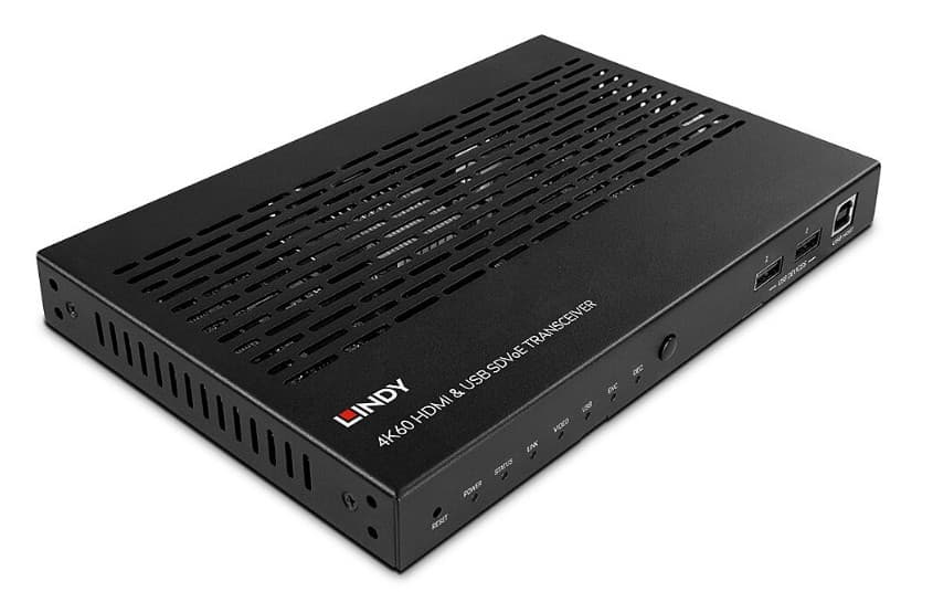 Extender HDMI 4K60 și USB SDVoE - Transceiver, Lindy 38365
