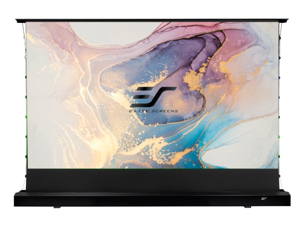 Ecran proiectie podea Pull Up Electric, tensionat, 244 x 137cm (110"), EliteScreens Kestrel FTE110UH3-CLR5, proiectie US