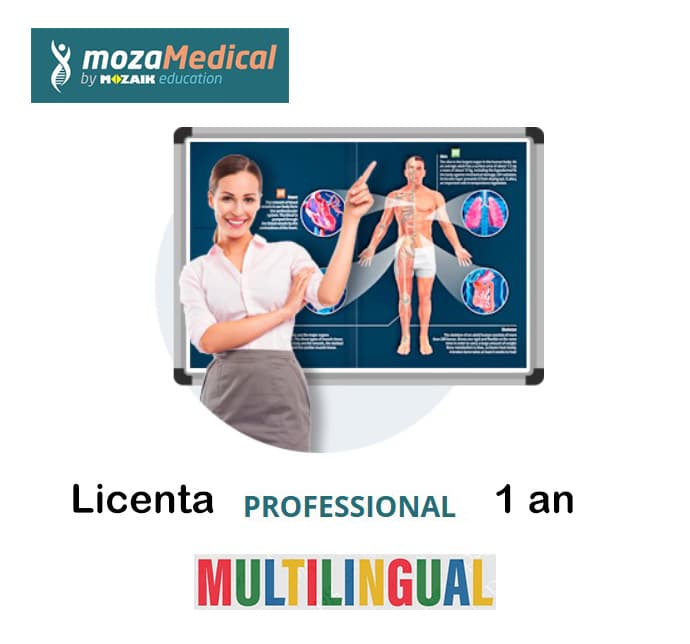 Licenta mozaMEDICAL PROFESIONAL Multilingv  1 an
