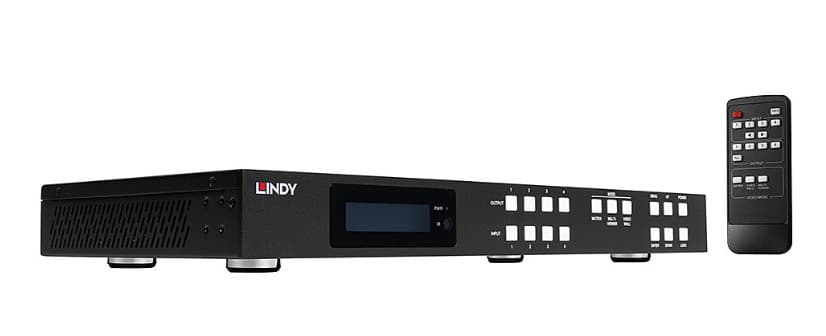 Matrix multi-view fără întreruperi 4x4 HDMI 4K60 cu scalare video wall, Lindy 38390