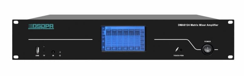 DMA6124 240W 6 Channels Digital Audio Matrix Amplifier