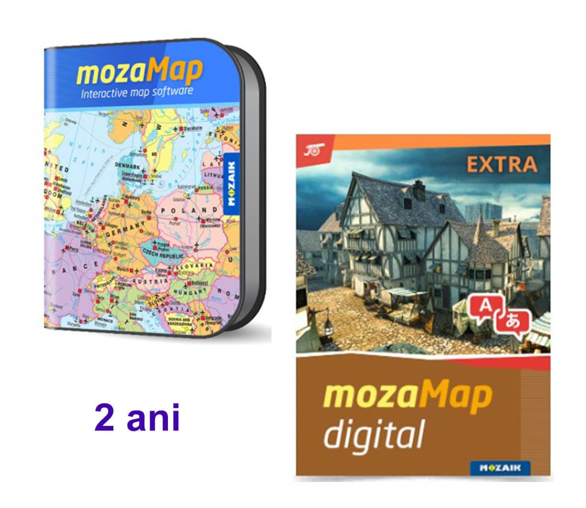 Atlas istoric multilingv - ediție Extra, 2 ani