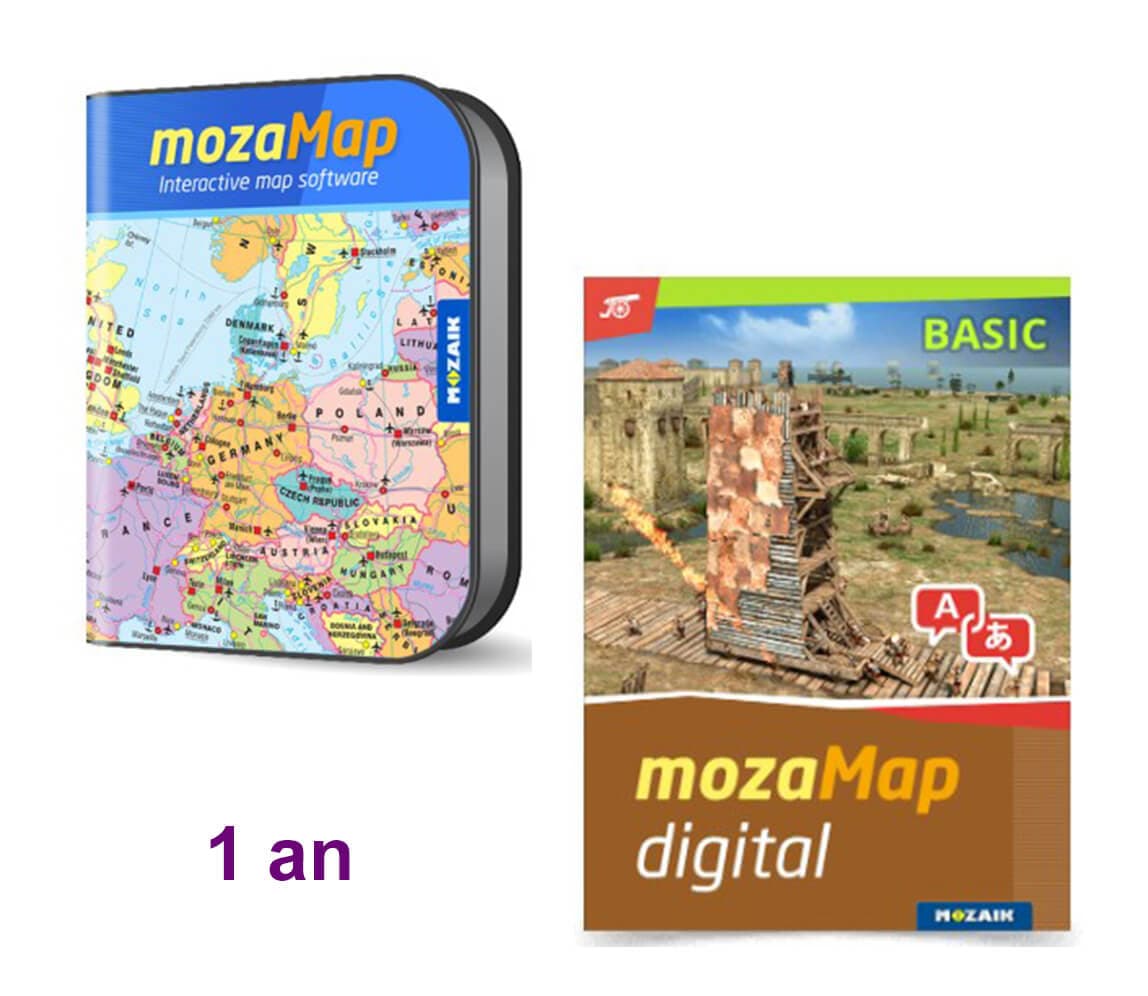 Atlas istoric multilingv - ediție de Bază, 1 an