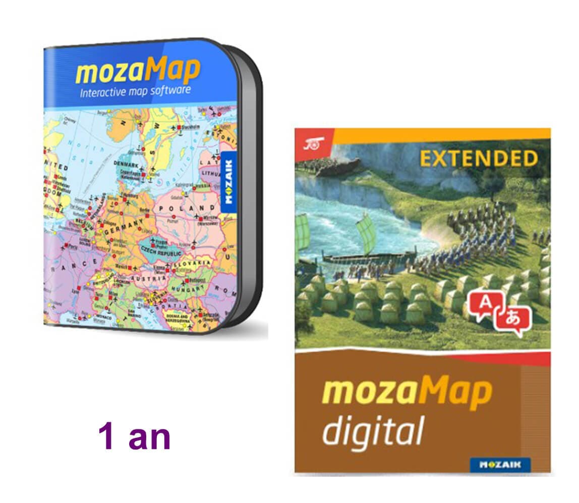Atlas istoric multilingv - ediție Extinsă, 1 an