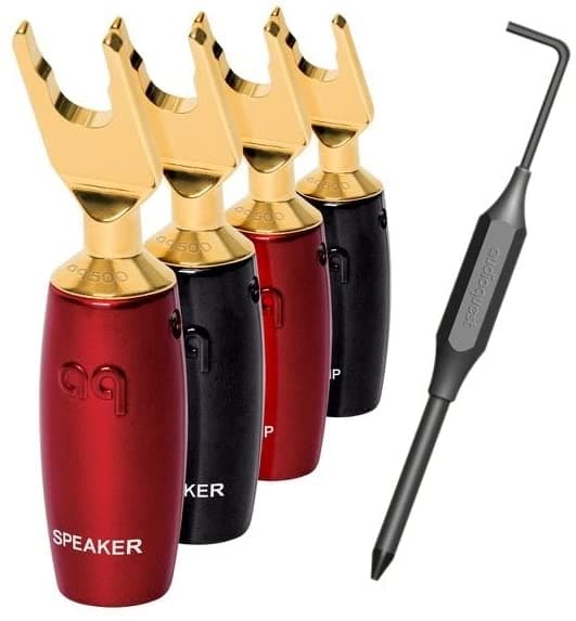 Mufa spada High-End Audioquest 500 Series, Gold plated (Set 4 buc)