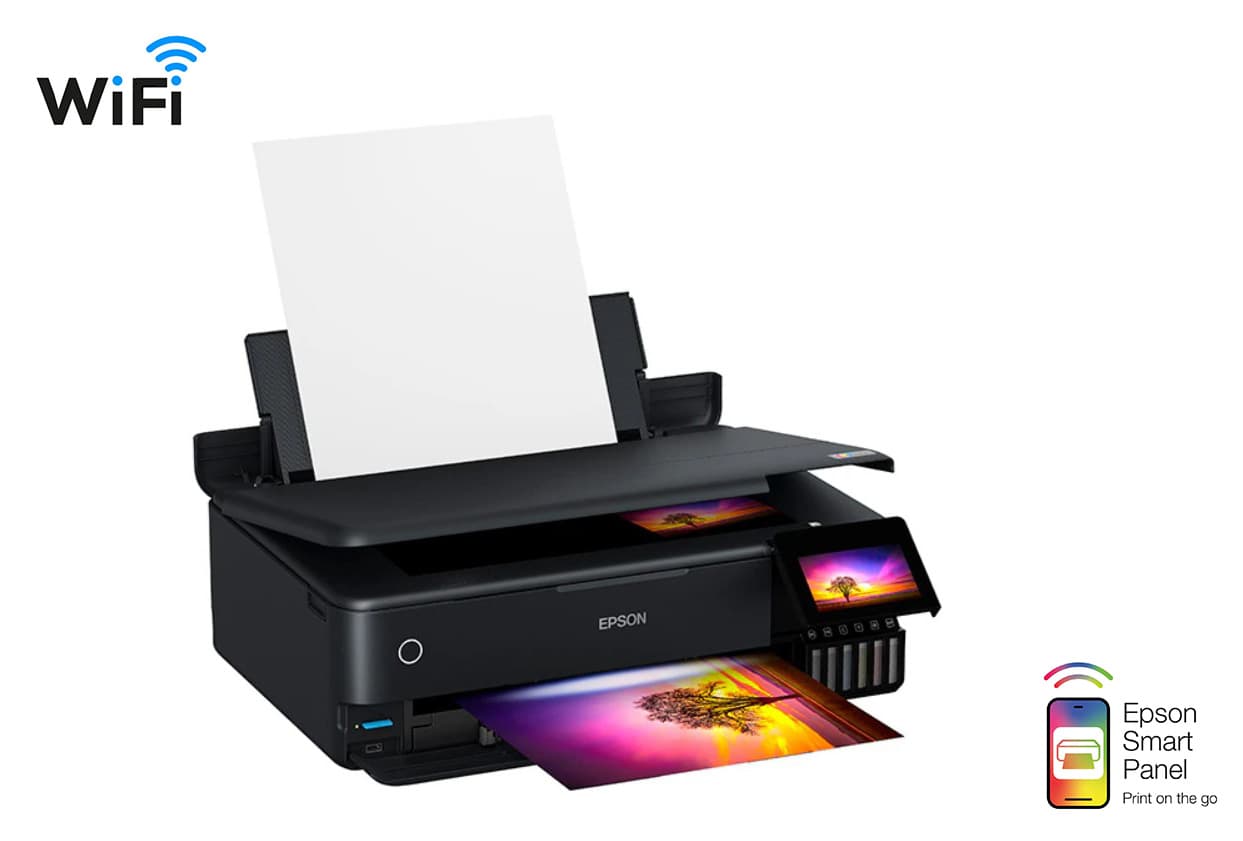 Multifunctionala foto jet de cerneala Epson EcoTank L8180, A3+, 32ppm, WiFi, USB, Retea