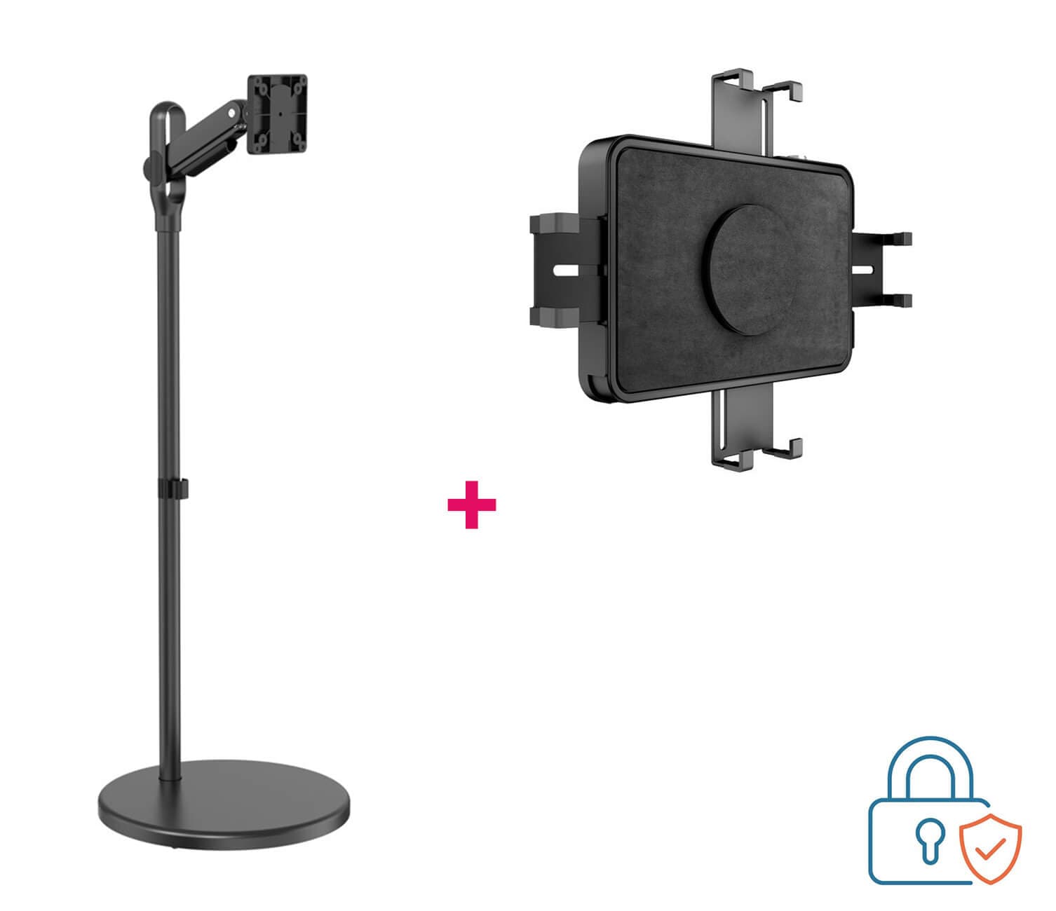 Stand podea mobil tableta Blackmount FS38-11TW + Multibrackets MB-0341