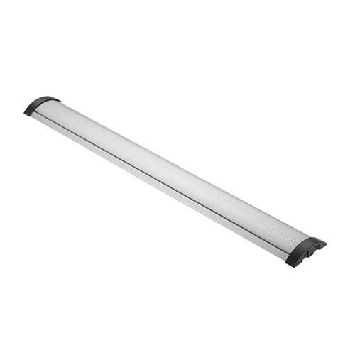 Plinta mascare cabluri podea Aluminiu Blackmount CC13-S110, 1104 x 92 x 22mm (WxLxD), Silver