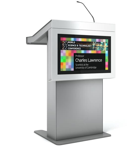 Podium Digital D3, DP3B24-WSB, diagonala 24", doar speaker touch display+PC, dimensiuni 700x1098x611 mm, greutate 95kg