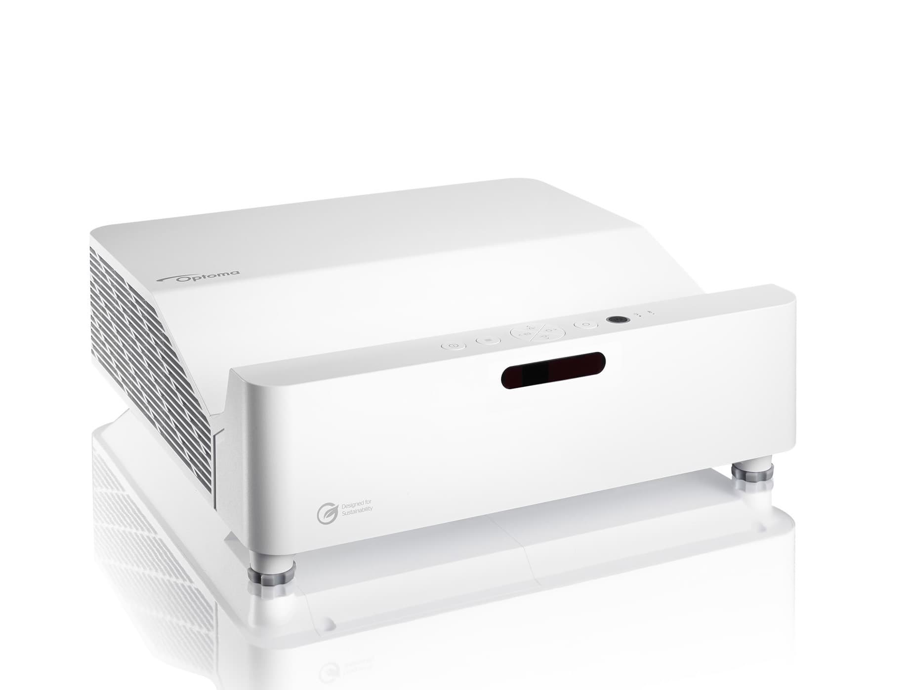 Videoproiector Ultra Short Throw Smart Laser OPTOMA ZH430UST, FULL HD 1920 x 1080, 4000 lumeni, contrast 300000:1