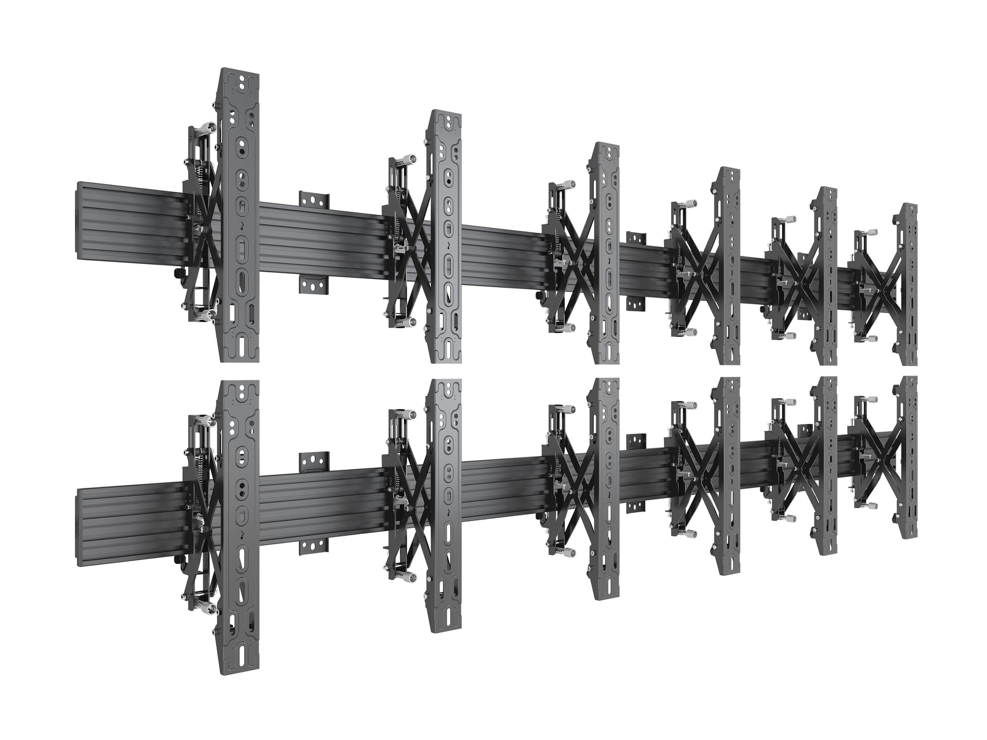 Suport profesional de perete pentru videowall Multibrackets Wallmount Pro MBW3X2U Push In Pop Out, MB-5006, 32-65", max.