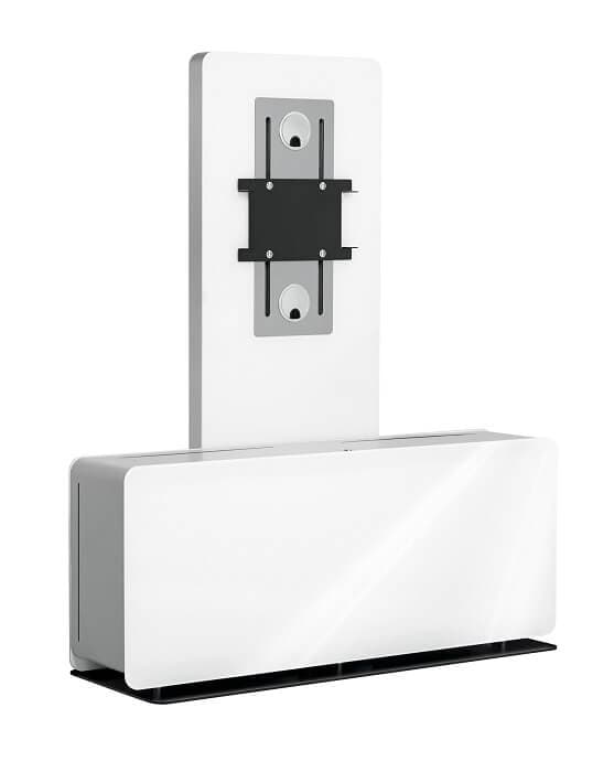 Stand TV Vogel's PVF4112, un ecran 55''-90''/ doua ecrane de pana la 65'', alb