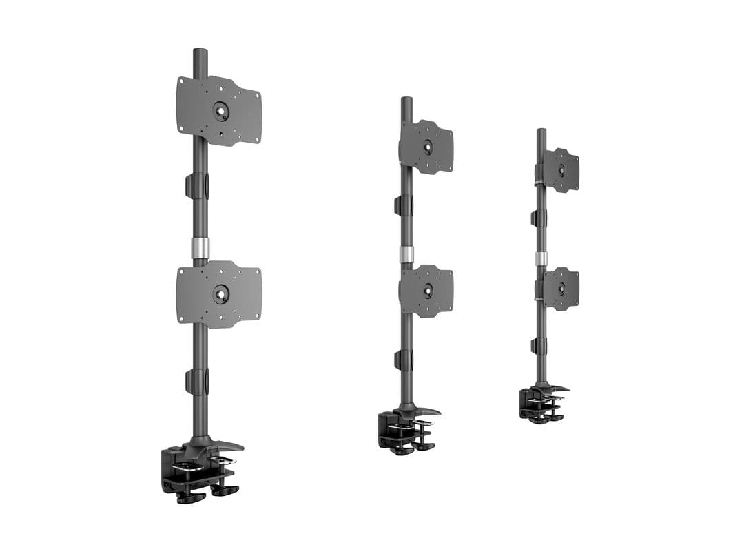 Suport versatil 6 monitoare, de masa, vertical, Multibrackets MB-2741, 24"-34", max.15kg/ecran, aluminiu-otel, negru