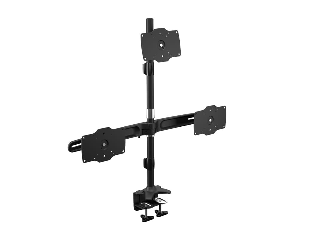 Suport 3 monitoare de masa, Multibrackets MB-3360, 24"-34", max.15kg/ecran, aluminiu-otel, negru