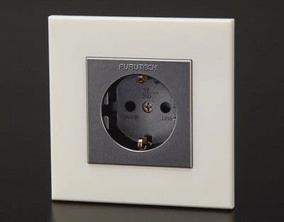 Priza Perete Furutech FP-SWS (G), Contacte Cupru Placat Aur